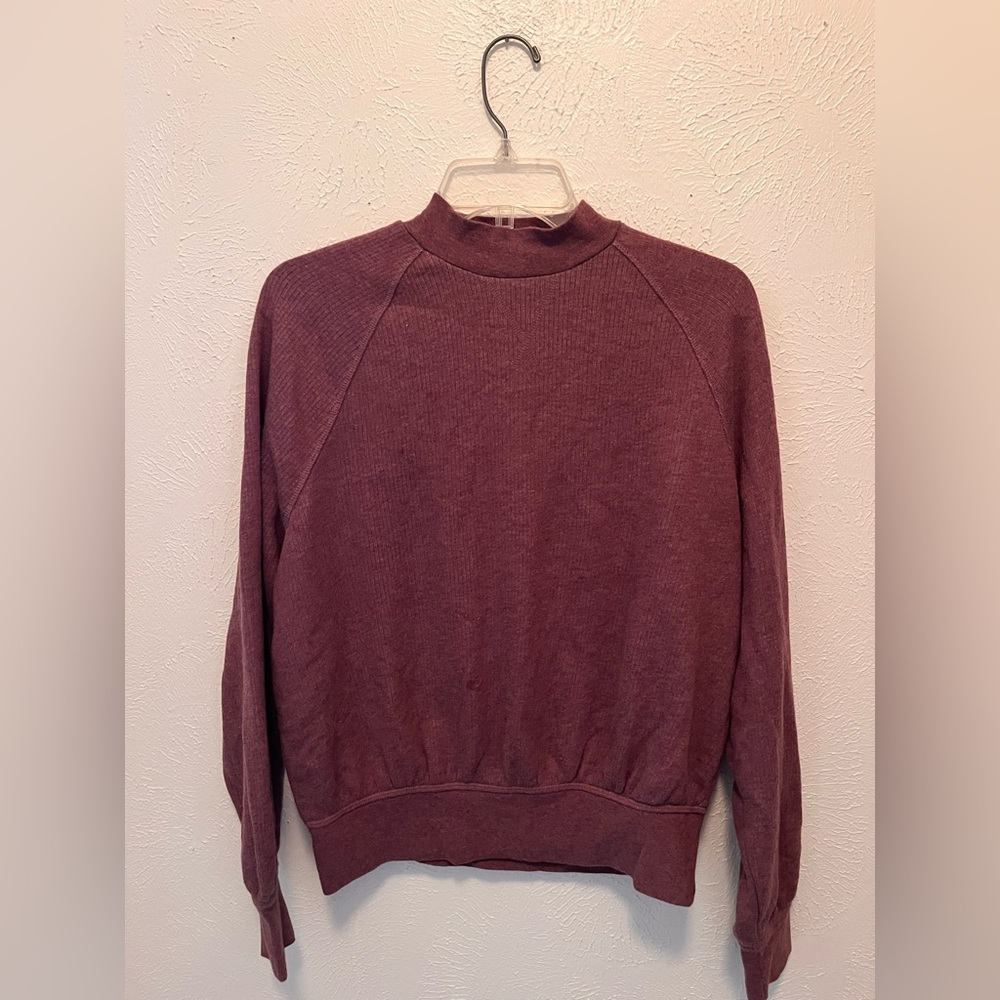 Dark purple sweater with balloon sleeves. Universal Thread. Size xtra small.